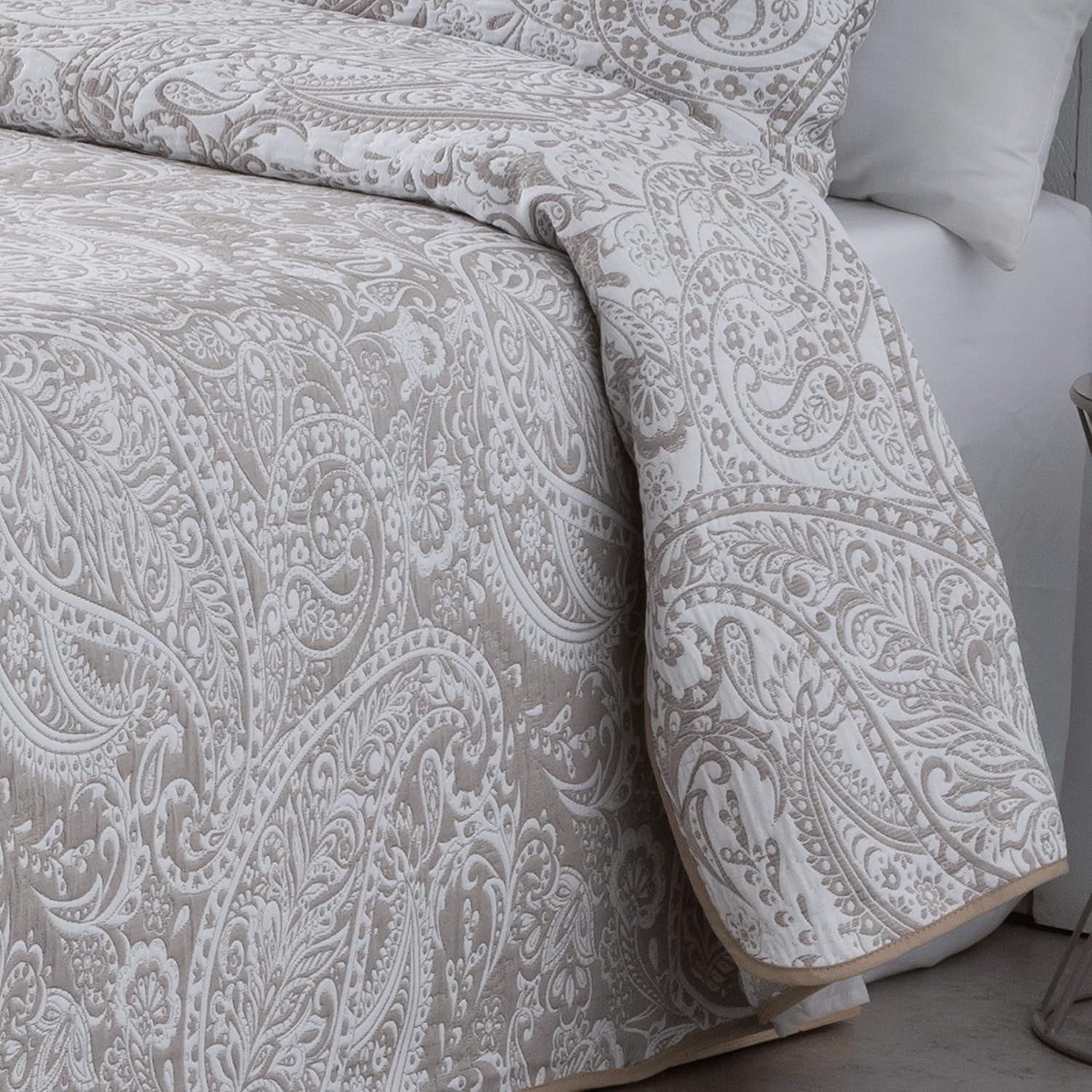 VIALMAN Sofia 30 Bouti Light dyne til dobbeltseng | quilt størrelse 250 X 270 cm, grå Dyner og dyner Naty Shop