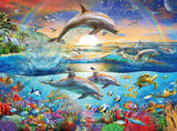 Ravensburger puslespil til børn - 12895 Dolphin Paradise - Puslespil for børn over 9 år, med 300 brikker i XXL-format Puslespil Naty Shop Standard titel