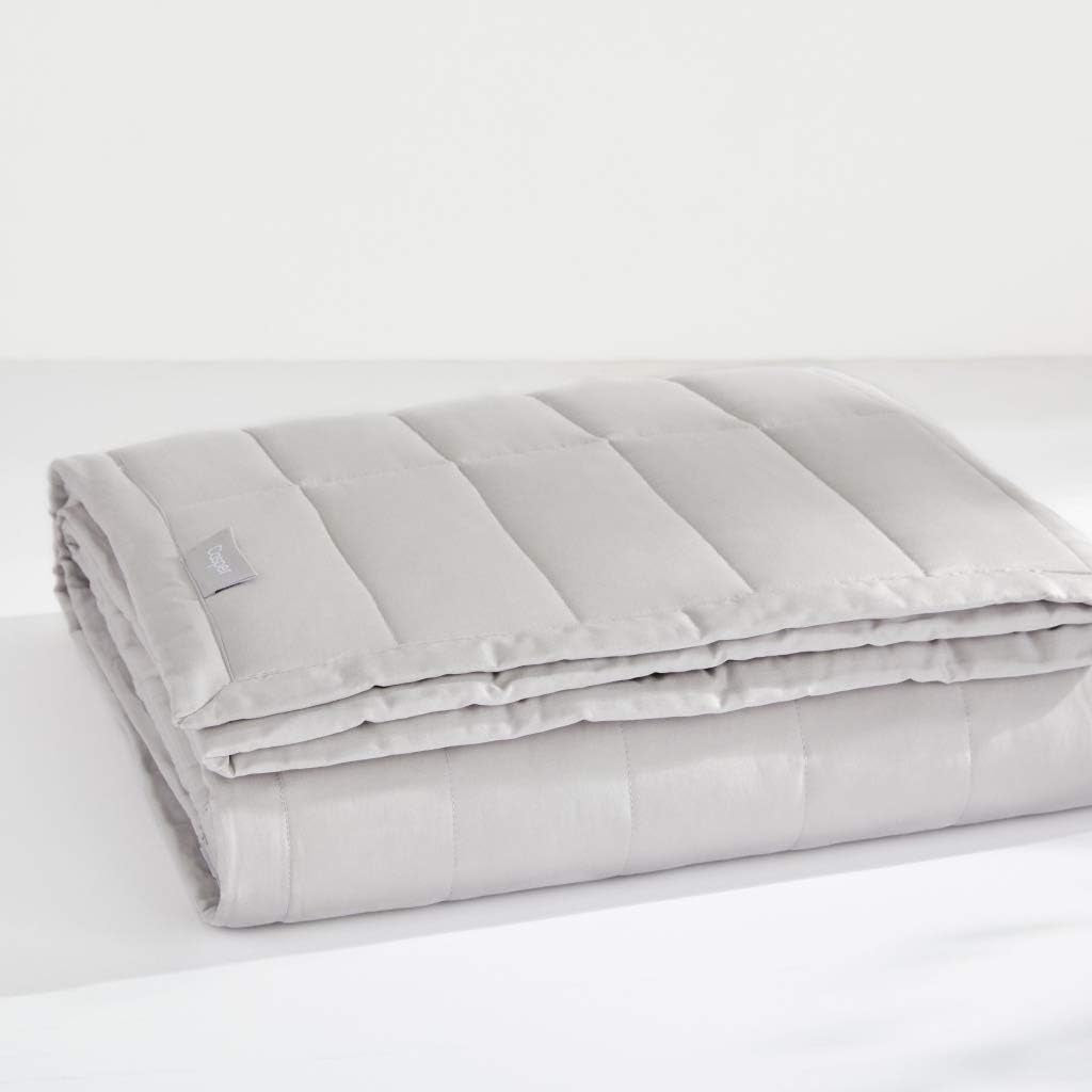 Casper vægtet tæppe, 9 kg, grå Dyner og dyner Naty Shop Grey 20Lbs Emballage Ecom