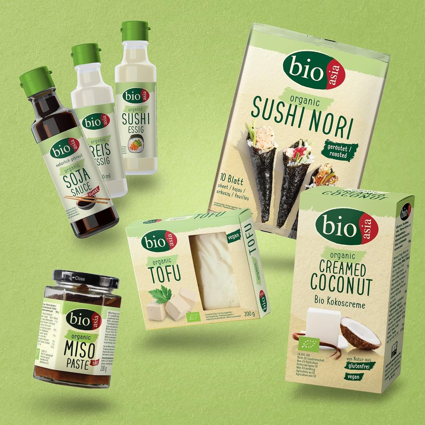 Bioasia Bio Shirataki Spaghetti – Nudeln aus aus Bio-Konjakmehl – ​​Mit niedrigem Kaloriengehalt – Zucker-, fett- og glutenfrei (1 x 270 g)