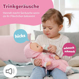 BABY Born Hannah Play with Me - Babydukke med 5 funktioner - Blødt materialekrop inklusive tilbehør - 36 cm dukke - Batteridrevet - Velegnet til børn fra 1 år
