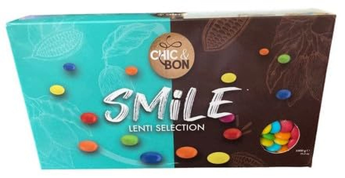 Chokolade med sukker og linser med mælk, 1 stk