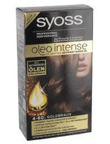 Syoss Oleo Intense Coloration 5-86 Sweet Brown 3 pakke (3 x 1 styk) Naty Shop Hårfarve gylden brun 1 styk (1 pakke)