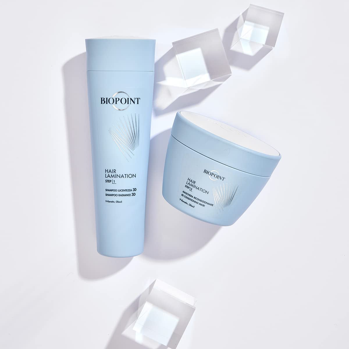 Hårlaminering Trin 2, Reparationsmaske 200 ml, 6,7 Fl Oz Made in Italy Hair Mask Naty Shop