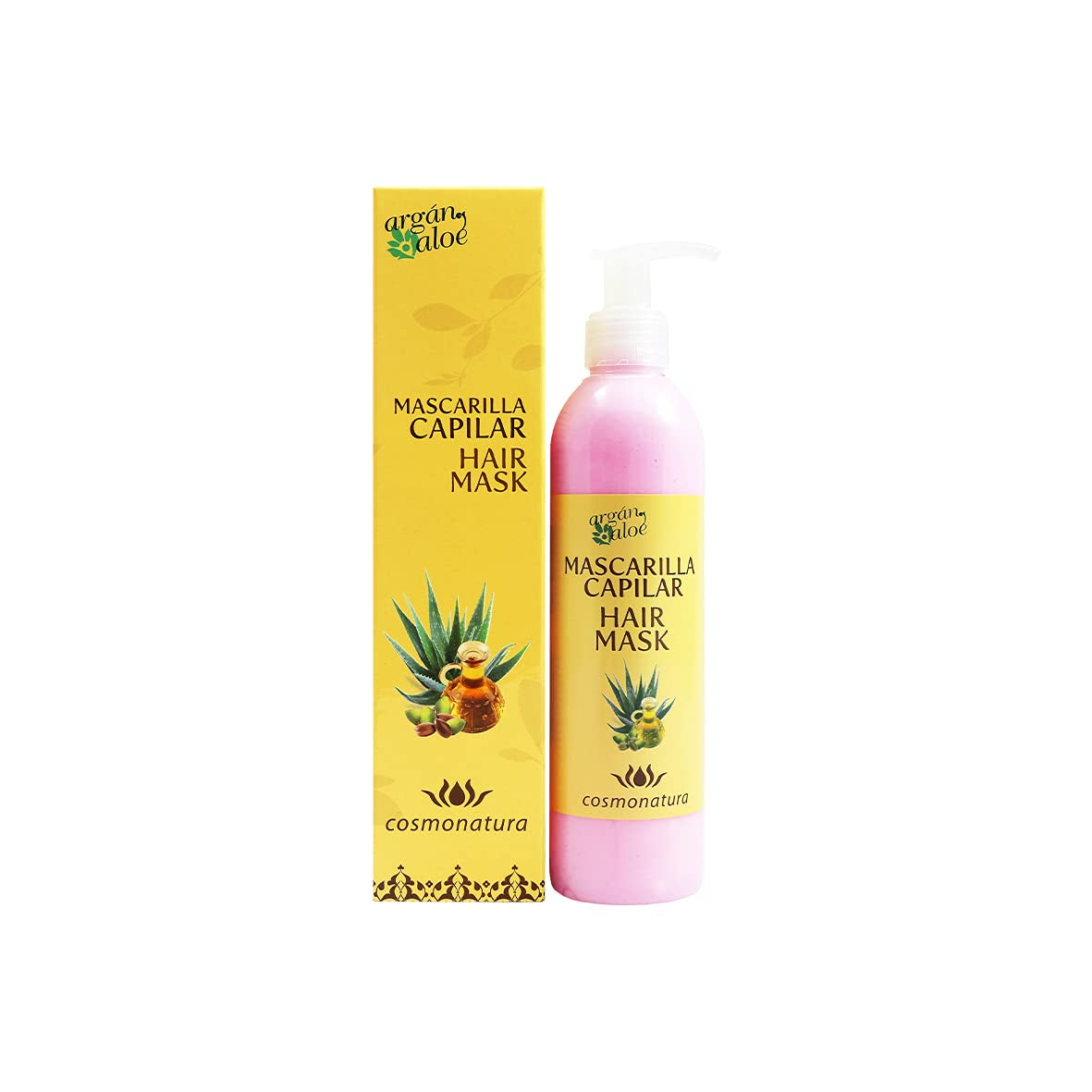 70060 Hårmaske med aloe og argan, 250 ml Hårmaske Naty Shop Standard titel
