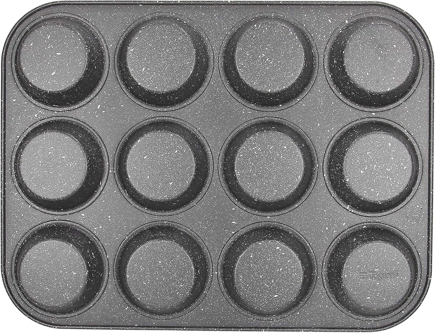 Pure Roq Muffinform Für 12 Muffins, Aluminium, Schwarz Forme og bageplader Naty Shop