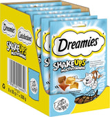 DREAMIES SHAKE UPS Multivitamin Seafood Festival Kattegodbidder i portionsposer - 55 g (6 poser)