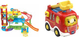 Vtech TUT TUT Baby Flitzer - Parkeringshus, farverig, 66,6 x 75,3 x 45,1 cm & TUT TUT Baby Flitzer - Brandbil - legetøjsbil med musik, lysknap, interessante sætninger og lyde Bebe Naty Shop Toys Standardtitel