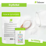 Erythritol - Naturligt sukkeralternativ, 2 kg sødemidler Naty Shop