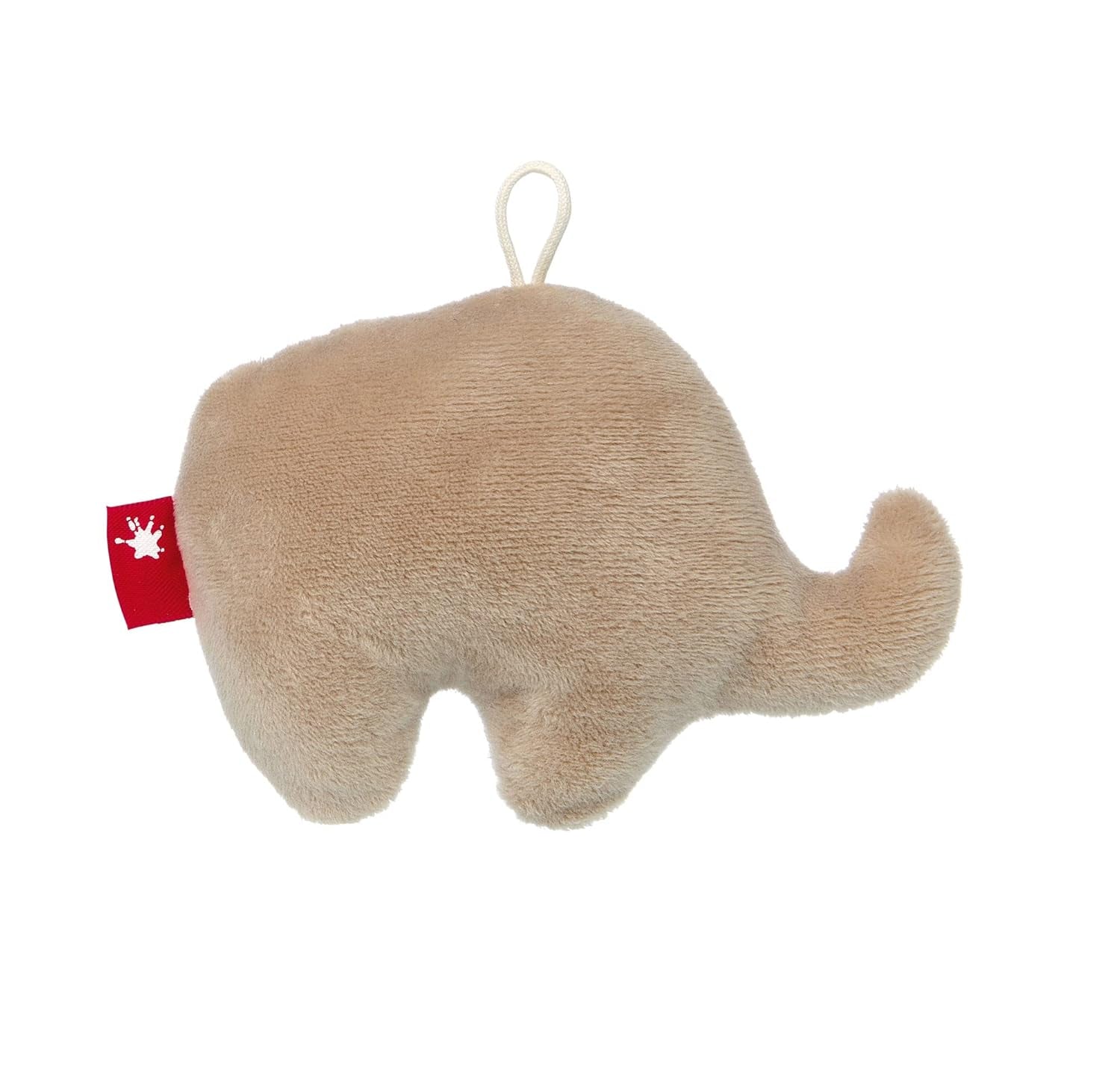 SIGIKID Catch Elephant, RedStars Baby Rattle Toy: Catch, Discover, Leg, For Babys From Birth, nr. vare 42951, beige-grå 13 cm Jucarii Bebe Naty Shop