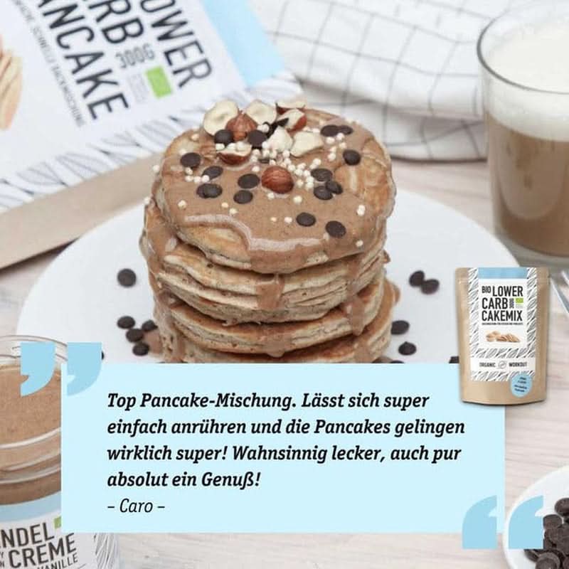 VANILJE-BLANDING MED LAVER KARBER - organisk, glutenfri kage- eller pandekageblanding, rig på protein Naty Shop Kitchen