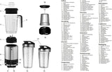 WMF Kult Pro Multifunktionsmixer Hochleistungsmixer, 30.000 U/Min, Smoothie Maker, Standmixer, Ice-Crush Funktion, 4 Mixbeholdere Inkl. Togo-Verschluss Kitchen Naty Shop