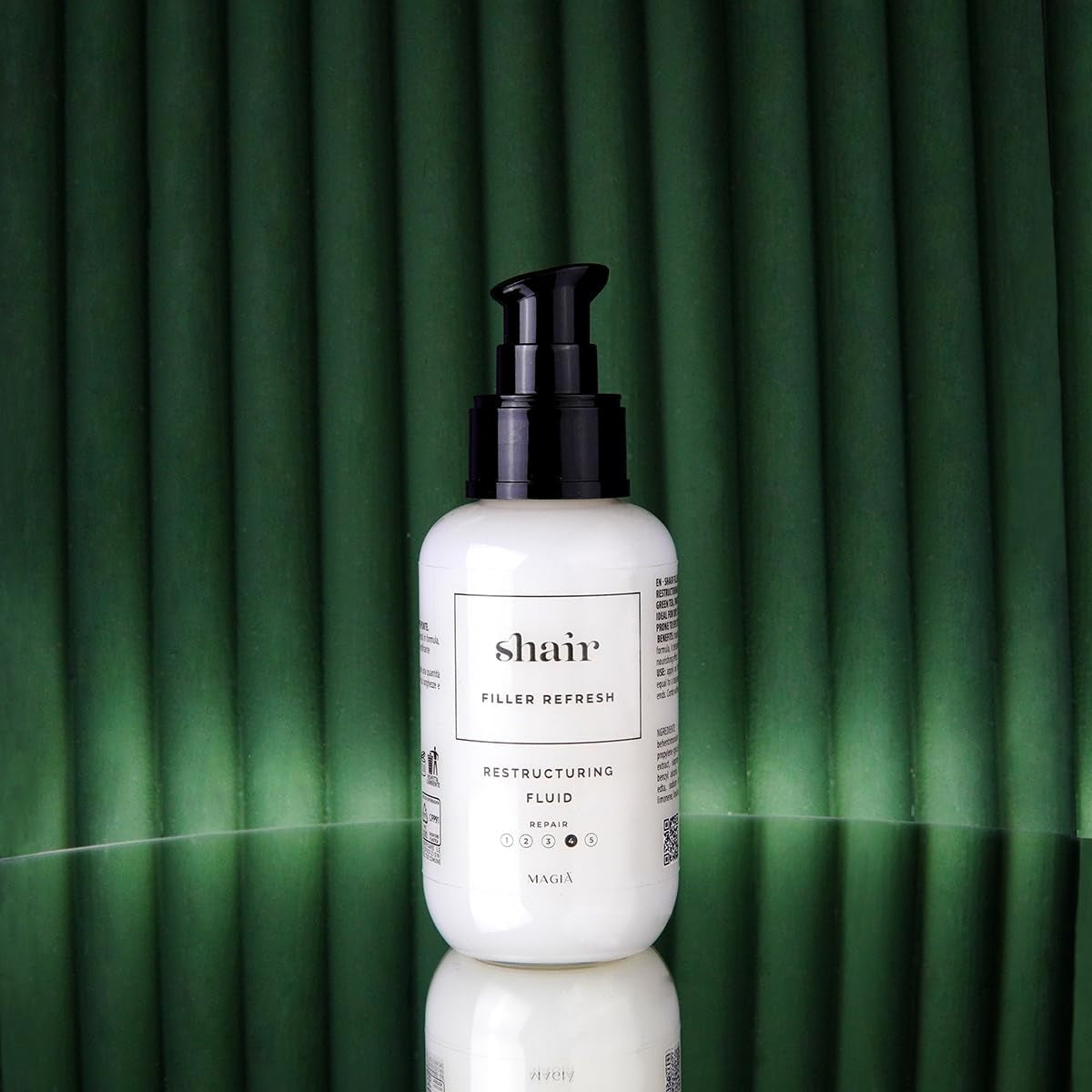 Shair Filler Refresh: restruktureringsvæske, revitaliserende, forfriskende, silkeagtig, affiltrerende, til kedelige, tørre, behandlede, spaltede spidser Hair Detangling Products Naty Shop