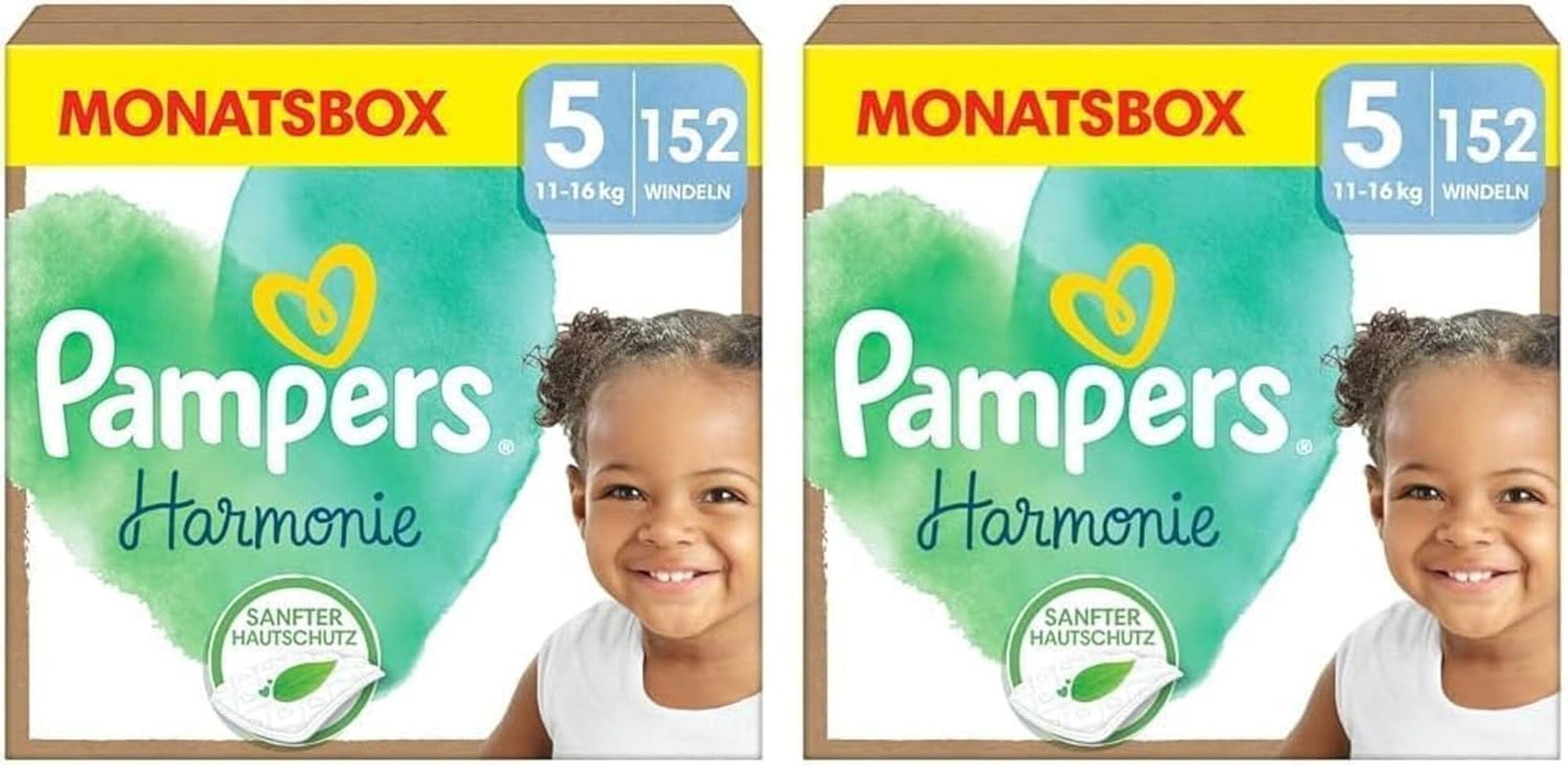 Virtuel pakke: Harmony Size 1 og Aqua Wet Wipes