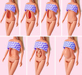 Simba Steffi Love Welcome Baby 29 cm Gravid Steffi 12-Pack Rollespilstilbehør Modedukke med 4 cm babydukkelegetøj til alderen 3+