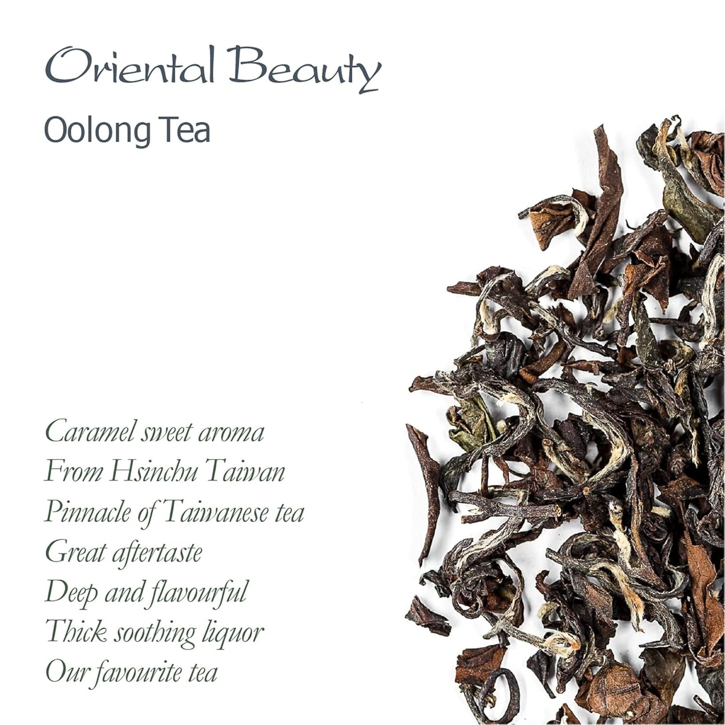 Orientalsk skønhed Taiwan Oolong Tea - Dongfang Meiren Taiwanesisk te - Wu Long White Tips eller Blue Tea Wu Long Tea Orientalsk blå te Blå te Olong Tea Olong Tea Økologisk Oolong Tea Olong Tea
