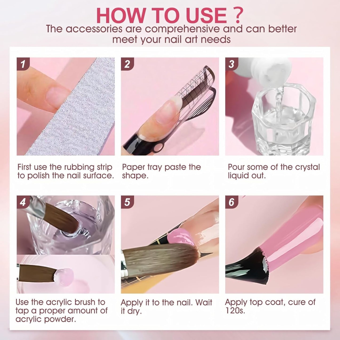 Polygel Glatteopløsning, Polygel Slip Solution Neglesæt, Glatteopløsning 75 ml, Indeholder 5 neglespidsklips, 3 neglebørster, 1 krystalkop, 100 rengøringsark
