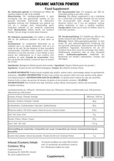 Supplement Matcha 90 gram økologisk - Højeste kvalitet pulveriseret grøn te - Ingen bambus piskeris og tråd - Culunary - Begynder sæt - Latte - Piskeris - Japan - Pulver - Te - Wire - Taske - Smoothie