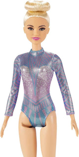 Barbie You Can Be Anything Series Blondt hår Rytmisk Gymnastik Tilbehør Dukke Inkluderet Gavelegetøj til børn Alder 3+ GTN65