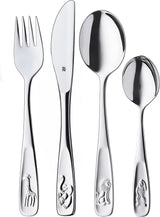 WMF Animals bestiksæt i rustfrit stål til børn, 4 dele, poleret Cromargan Kitchen Naty Shop