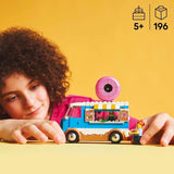 LEGO City Donut Truck - Legetøjsmadvogn med 2 politiminifigurer - Byggelegetøj til drenge og piger på 5+ - Fødselsdags- og feriegaveidé 60452 Byggesæt Besuche den LEGO-Store