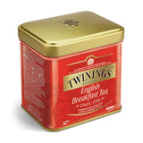 Twinings English Breakfast Tea Løs sort te i teæske Stærk sort te fra højkvalitets teblade plukket fra de bedste teplantager i Sri Lanka og Indien G, neutral, 100 gram