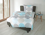 Bierbaum sengetøj, maco-satin, Designet i Tyskland, model 6383 turkis 02, 155X220 Cm + 80X80 Cm, komfortstørrelse Senge og tæpper Besuche den Bierbaum-Store