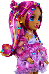 Rainbow High Be Dazzling - Noemie Violette - lilla 28 cm modedukke med dekorationsværktøj, funklende ædelsten og stylingtilbehør