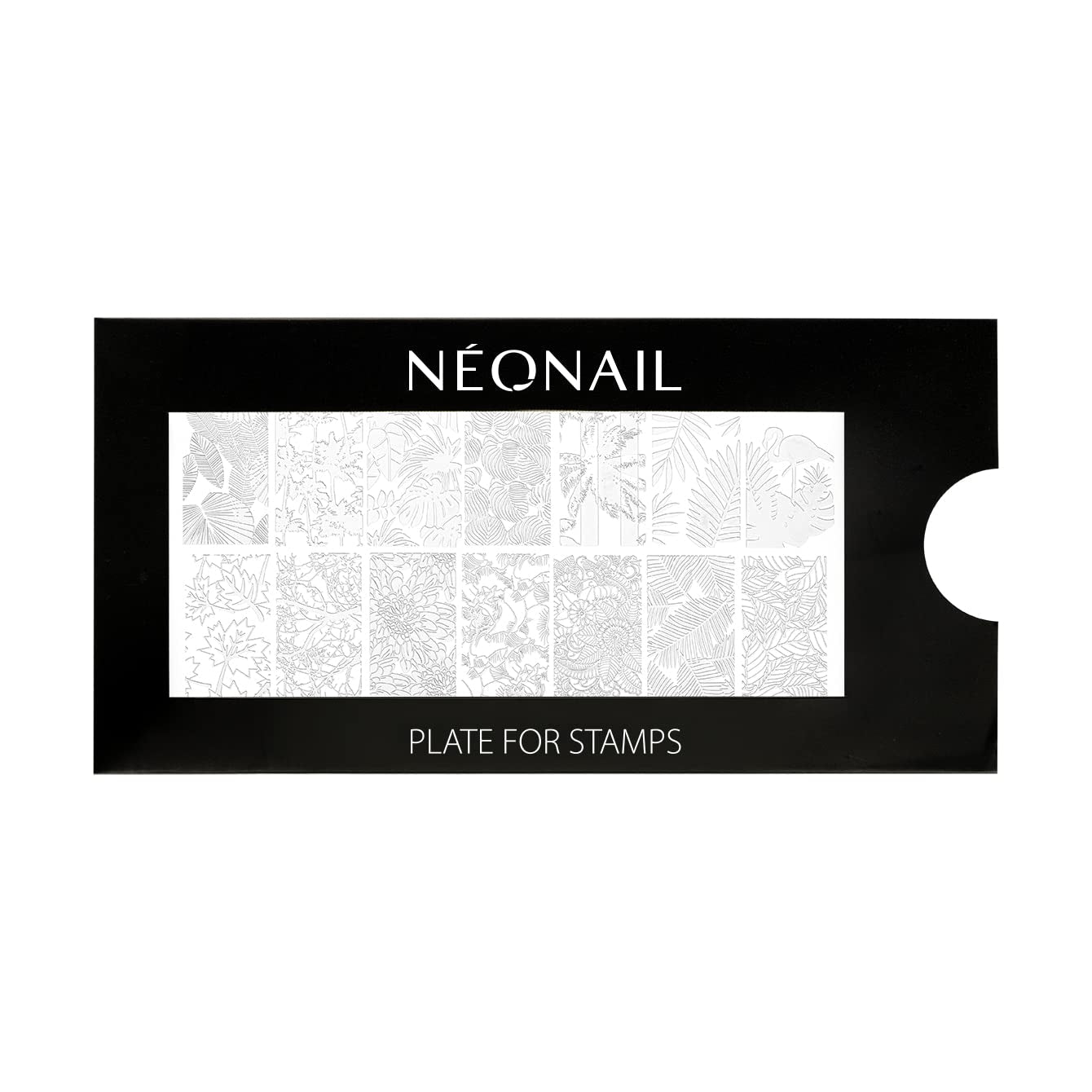 NÉONAIL Nagel Stempel Mit Schaber - Nägel Selber Machen - Nail Art Stempel - Nageldesign Für Nagel Schablone - French Nails Stempel - Silikon Nagelstempel