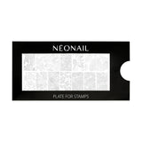NÉONAIL Nagel Stempel Mit Schaber - Nägel Selber Machen - Nail Art Stempel - Nageldesign Für Nagel Schablone - French Nails Stempel - Silikon Nagelstempel