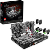 LEGO 75329 Star Wars Death Star Trench Run Diorama Sæt Luke Skywalkers X-Wing Voksen Model Kit A New Hope Fan Merchandise Værelsesdekoration Gave Byggesæt Besuche den LEGO-Store Single
