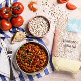 Grønne bønner Wholefood Jord 1kg | Ikke-GMO | Naturlig | Rig på fibre | Rig på protein