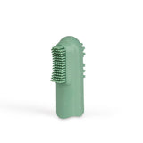 Økologisk naturgummi babybidering massagegummi BPA-fri blød fremmer finmotorisk dinosaurdesign (639-V1) Fingertandbørste i naturgummi