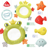Fehn frø-badenet - Babybadelegetøj til badekar - Flydende vandlegetøj til glædelig badesjov - Badelegetøj til babyer og småbørn fra 0+ måneder Babylegetøj Naty Shop