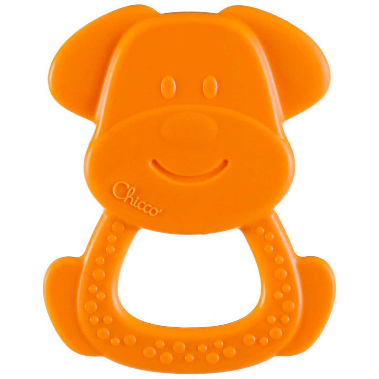 Chicco ECO+ Teething Ring Frog, Bidring til nyfødte med pigge, Fremstillet af blød bioplastik, Børnelegetøj til nyfødte og børn fra 3 til 18 måneder