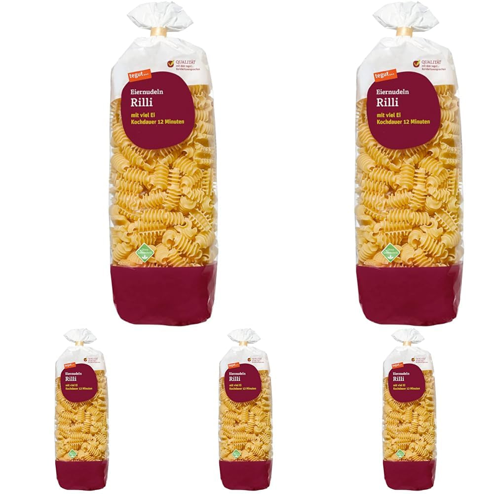 tegut... Nudler med Rilli æg, 1 x 500 g