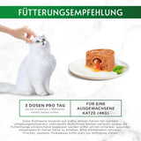 Gourmet Nature's Creations hjertesauce mousse våd kattefoder, rig på kylling, pakke med 12 (12 x 85 g)