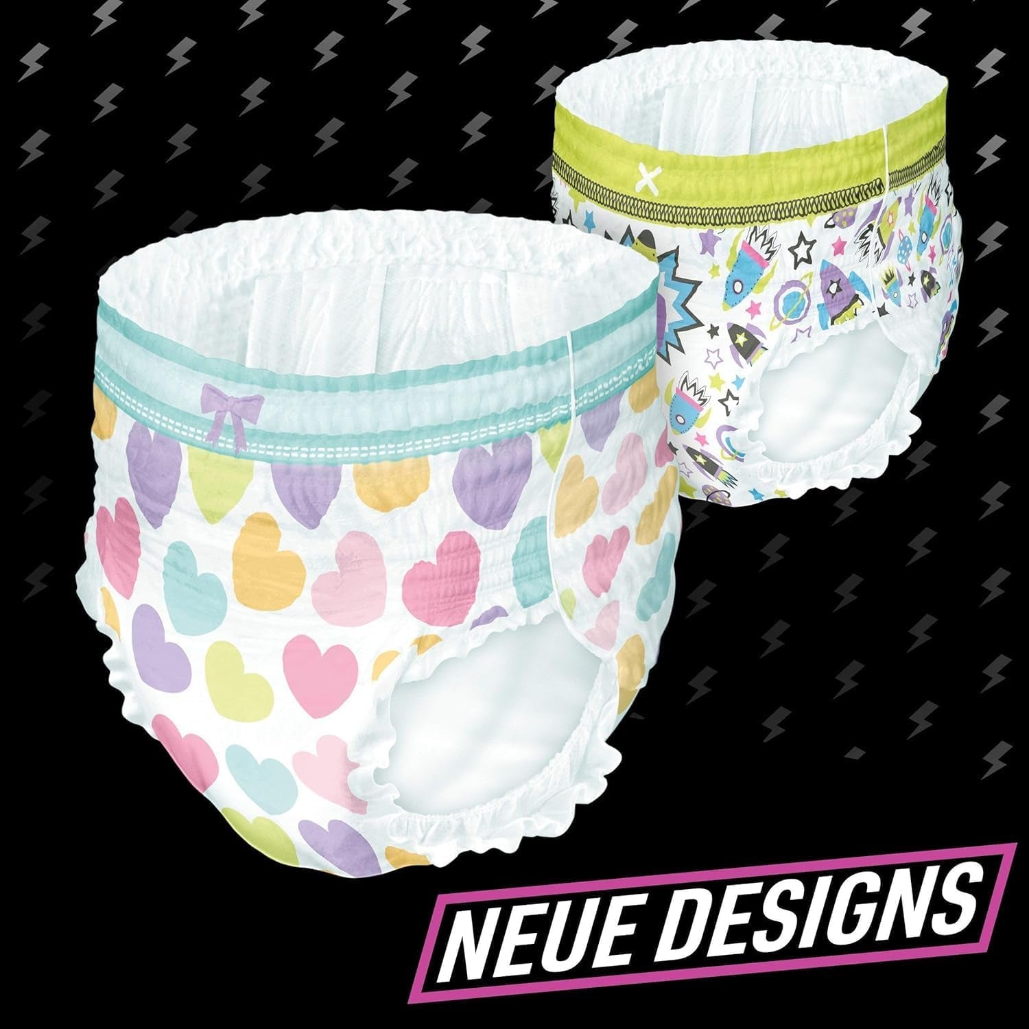 Hearts Pyjamasbukser 9 natabsorberende underbukser 8 år 27 kg-43 kg lækagebeskyttelse hele natten