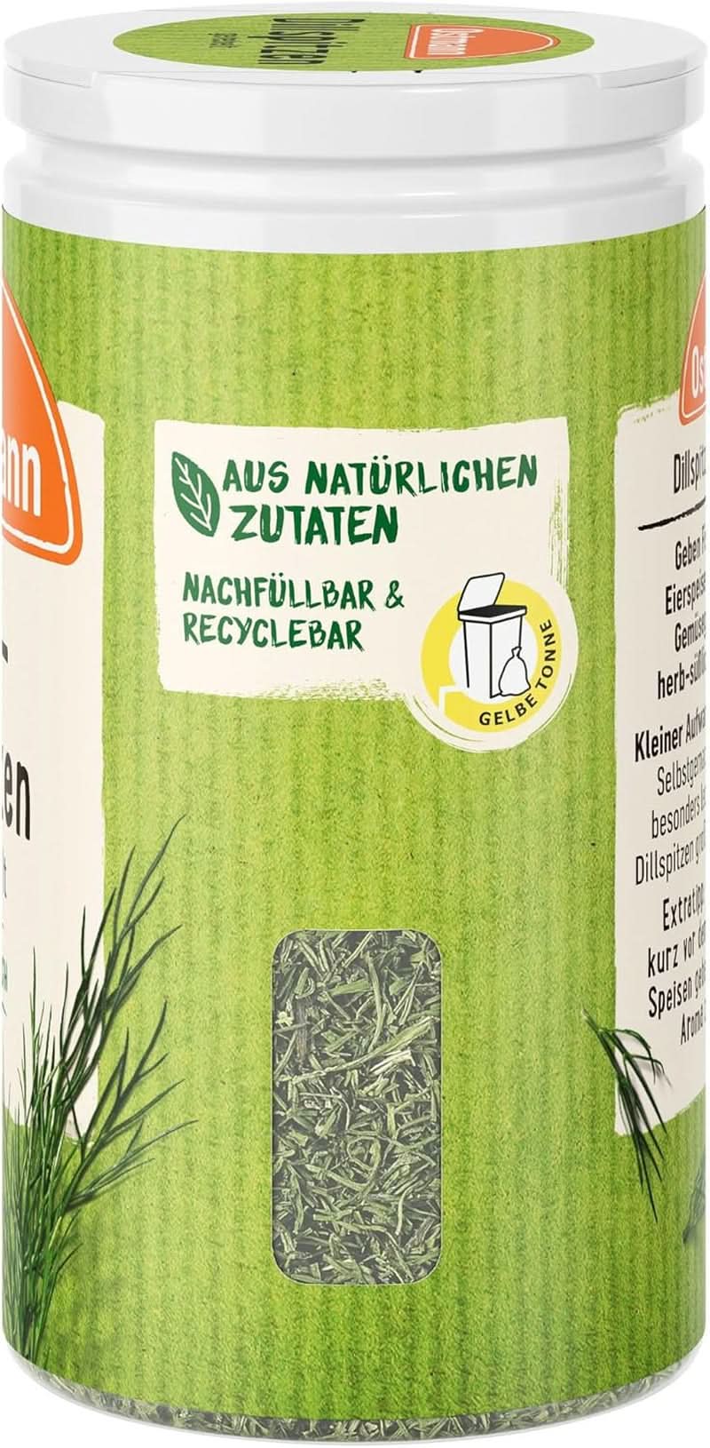 Ostmann - dild, hakket, 12,5 gram Condimente Naty Shop