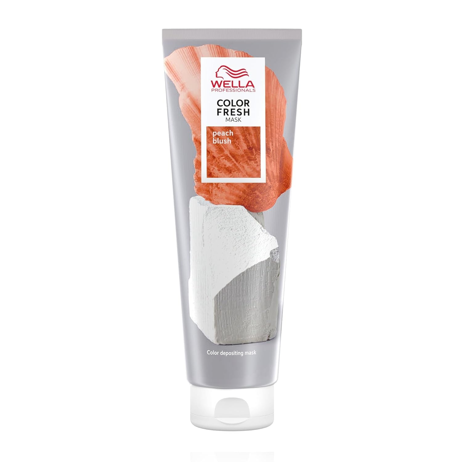 Wella Professionals Color Fresh Mask Peach Blush - hårbehandling til at revitalisere og ændre hårfarve - nærende nuance med avocadoolie - til blondt og lysnet hår - 150 ml Naty Shop Hair Mask Standard titel