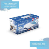Genius Eazzzy skumpude 40X80 Cm højde 10Cm - Nakkestøttepude med 2 graders hårdhed + kølende gelskum - Sovepude til side-, ryg- og mavesovere mod nakkesmerter, polyester Naty Shop standardpuder