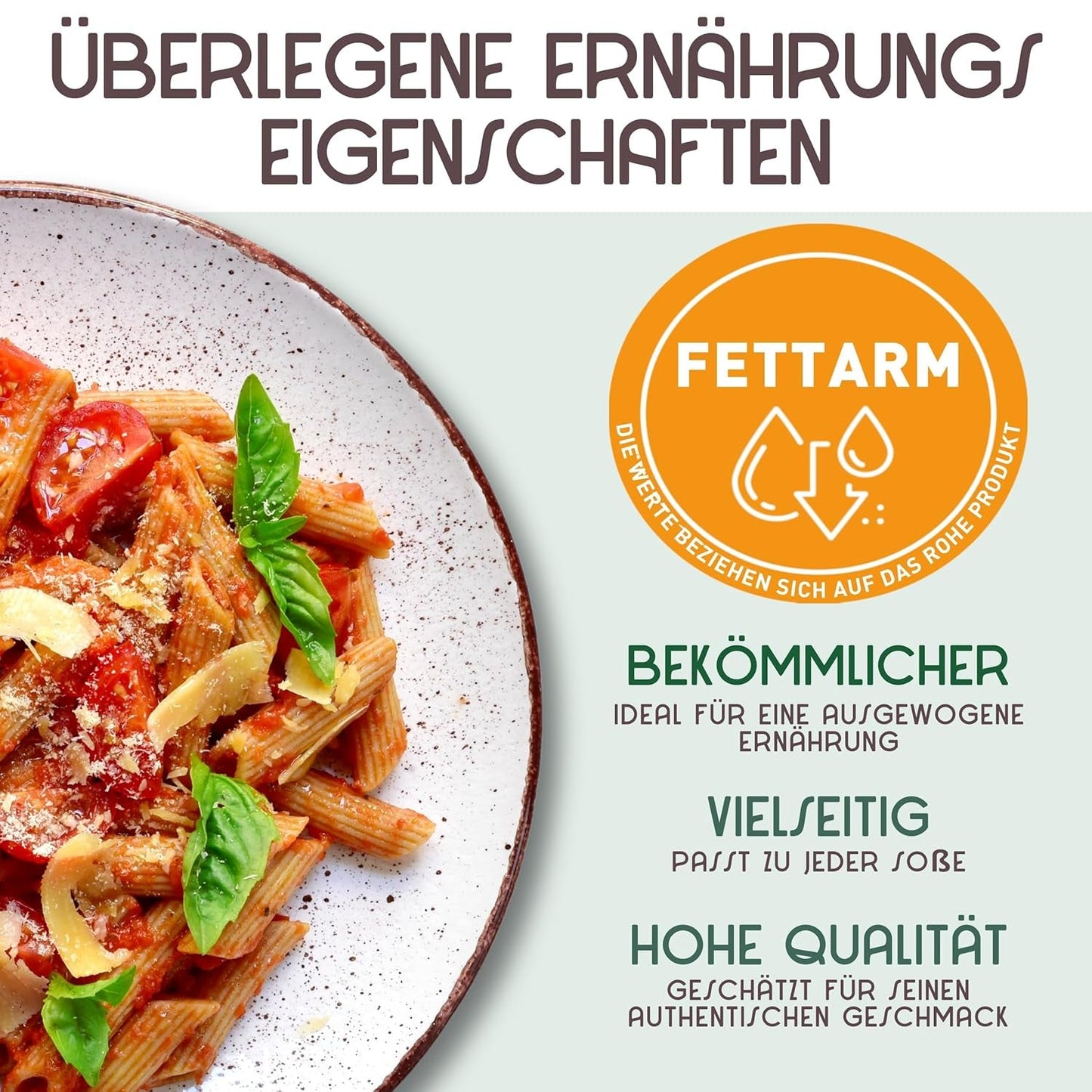 Økologisk Tortiglioni Pasta nr. 89 - 500g Fedtfattig hvedepasta – Lavt fedtindhold – Kilde til fibre og protein