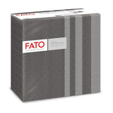 Fato - Tørre papirservietter, airlaid, tekstileffekt, pakke med 50 servietter, 40X40 foldet i 4 format, Tropicana Decor