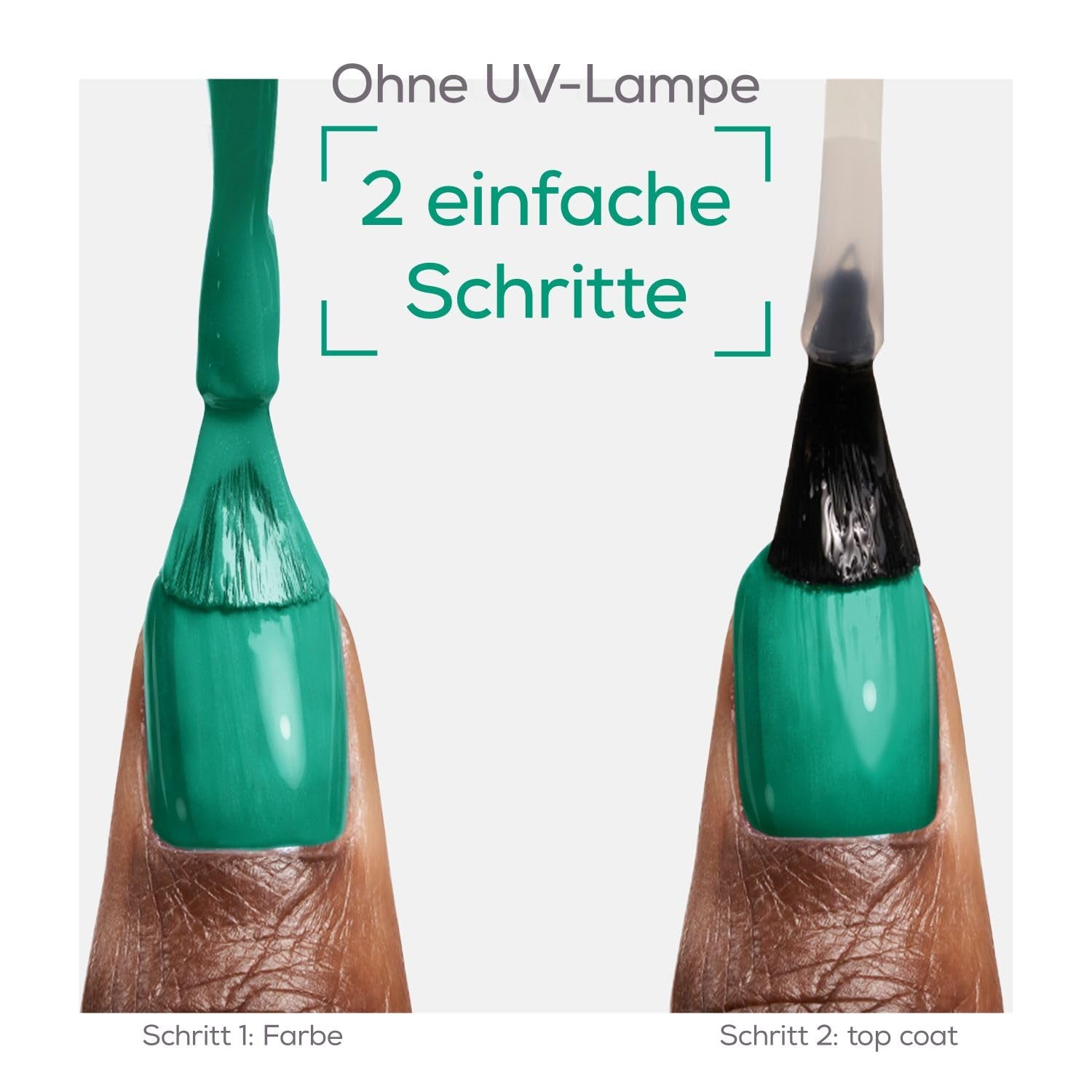 Essie Langanhaltender Nagelleck Top Coat Mit Glänzendem Finish, Maniküre Ohne Uv-Licht, Gel fra Essie, Farbe: Nr. 00 Top Coat, Gennemsigtig, 1 X 13,5 Ml