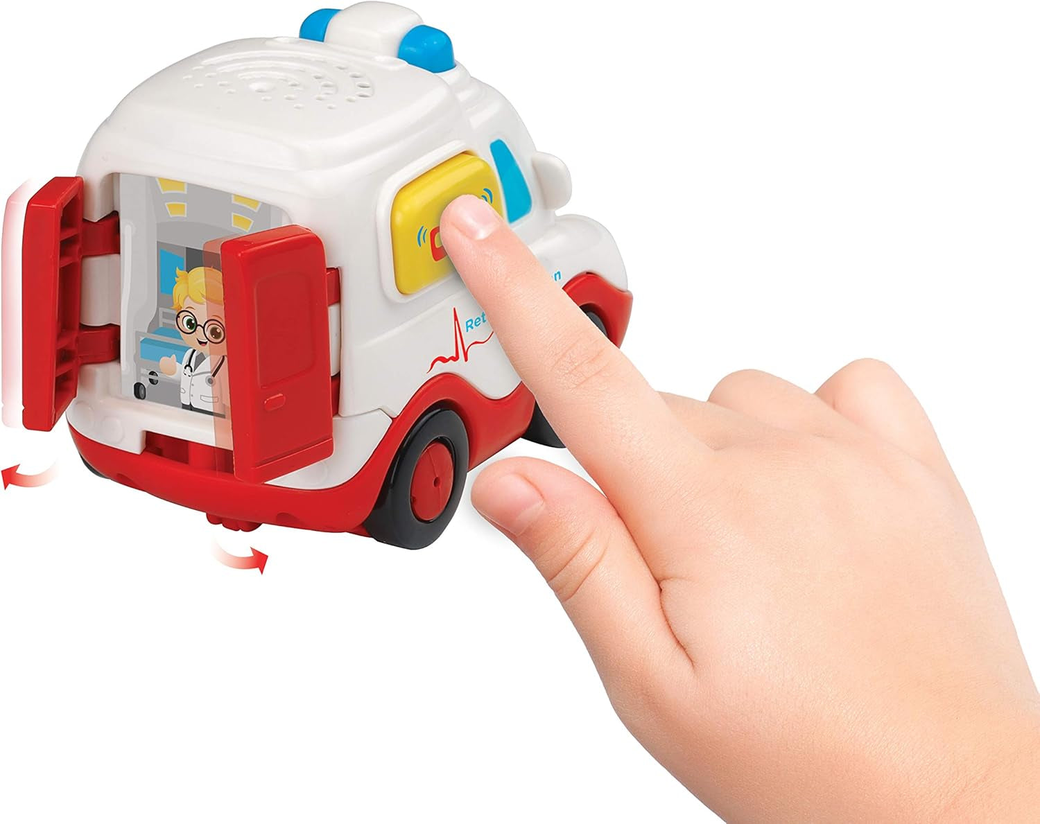 Baby 80-127804 - TUT TUT Baby Speedster - Vejsæt & 80-517004 TUT TUT Baby Speedster Ambulancelegetøj til børn, flerfarvet Bebe Toys Naty Shop