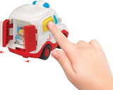 Vtech TUT TUT Baby Flitzer - Ambulance - Legetøjsbil med musik, lysknap, interessante sætninger og lyde - Til børn i alderen 1-5 år, 8,8 x 5,5 x 7 cm Bebe Toys Naty Shop