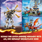LEGO NINJAGO Tournament Arena Eventyrlegetøj til børn Ninja-legesæt med 6 minifigurer Samling Byggesæt Fødselsdagsgave til 7-årige drenge og piger 71818 Byggesæt Besuche den LEGO-Store