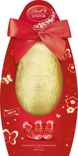 Påskemix Lindt Chokolade LINDOR | Æske 144g | LINDOR æg, der smelter i munden i tre varianter: Mælkechokolade, Mørk chokolade, Hasselnød | Påskechokolade | Gave af chokolade | 1 pakke