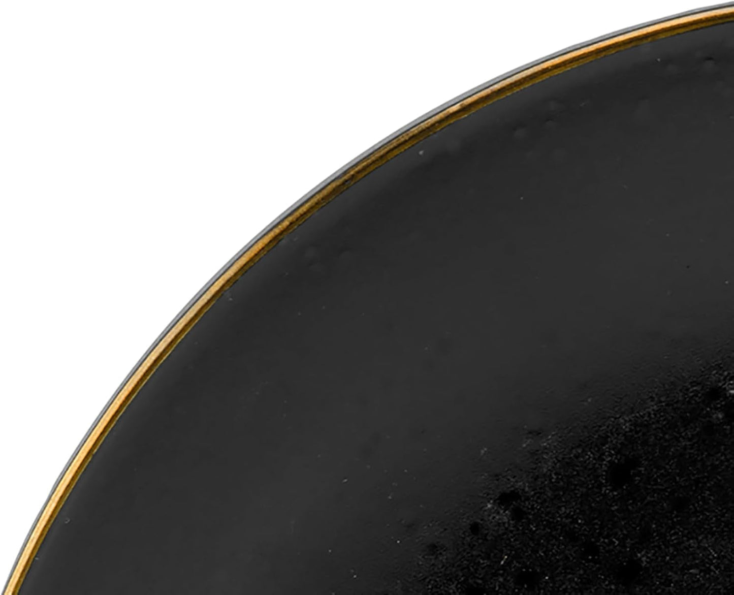 CreaTable, 22699, Industrial Gold BLACK Series, 16-delt porcelænssæt til 4, Porcelæn Combo Service, Tåler opvaskemaskine og mikroovn, Kvalitetsfremstilling