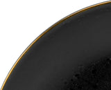 CreaTable, 22699, Industrial Gold BLACK Series, 16-delt porcelænssæt til 4, Porcelæn Combo Service, Tåler opvaskemaskine og mikroovn, Kvalitetsfremstilling